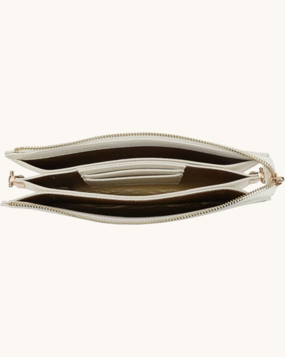 Metro Trio Smooth Crossbody Bag (Multiple Colors)
