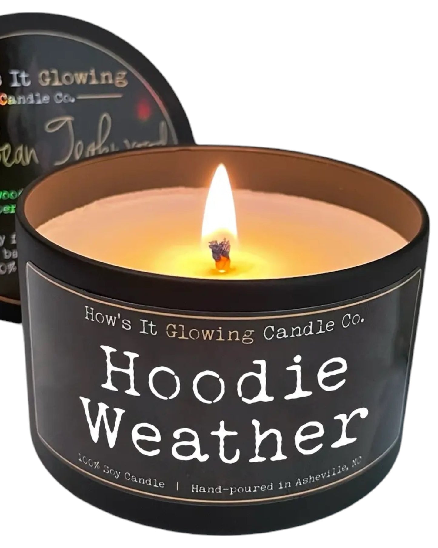 Hoodie Weather Vanilla Bean 8oz Candle Tin