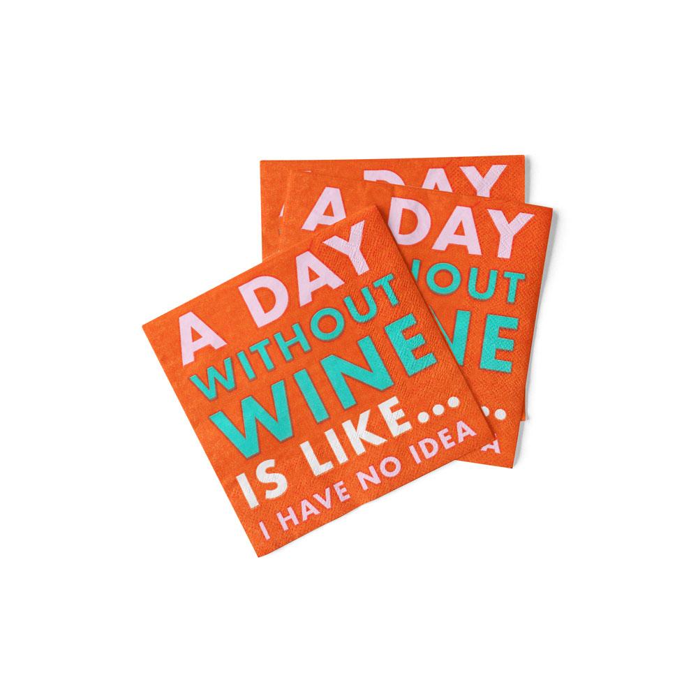 A Day Without Wine Napkins