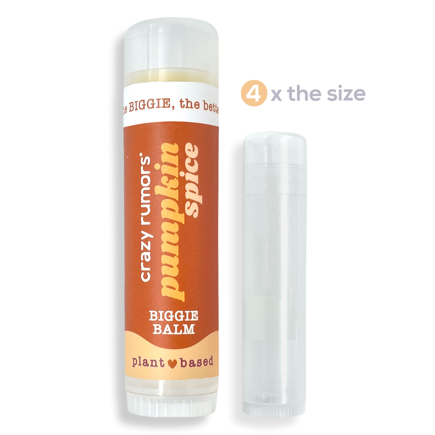 BIGGIE Balm Pumpkin Spice Oversized Chapstick - 100% Vegan