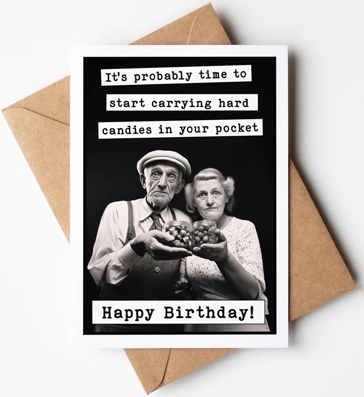 Time to Start Carrying Hard Candies Greeting Card