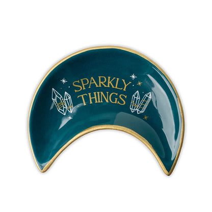 Sparkly Things Moon Shaped Jewelry Dish