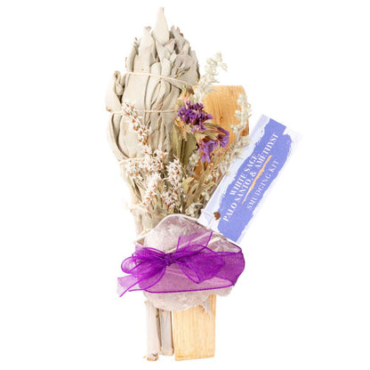 Sage & Rose Quartz Smudge Kit