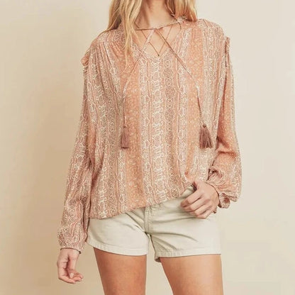 Sedona Paisley Boho Top